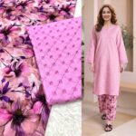 Chikenkari shirt + Printed trouser (4) Colors